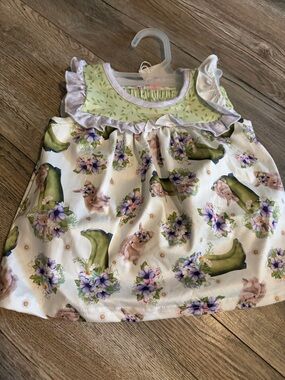 NWT Pete & Lucy bunny print short set 0/6m